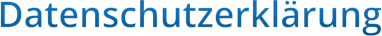 Datenschutzerklärung